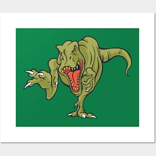 ANGRY T-REX Posters and Art